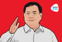 Prabowo Subianto sebagai bakal calon presiden 2024. (Dok. Halloup.com/Annisa Destriani)