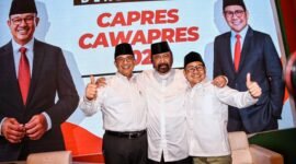 Pasangan Anies Rasyid Baswedan-Abdul Muhaimin Iskandar (Amin) sebagai calon presiden (capres) dan calon wakil presiden (cawapres) 2024. (Facbook.com/@Anies Baswedan)
