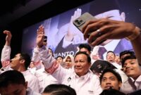 Calon Presiden Prabowo Subianto menghadiri deklarasi Penerus Negeri di Djakarta Theater XXI. (Instagram.com/@prabowo)