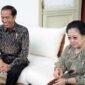 Presiden Jokowi Bersama Ketua Umum PDI Perjuangan Megawati Soekarnoputri. (Dok. Setkab.go.id)
