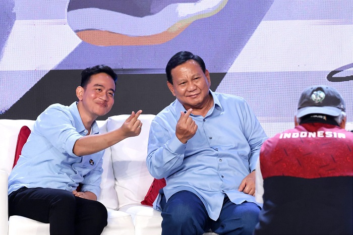 Pasangan Calon Presiden, Prabowo Subianto bersama Calon Wakil Presiden, Gibran Rakabuming. (Facebook.com/@Prabowo Subianto)