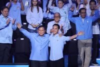 Acara Konsolidasi Pemenangan Prabowo-Gibran kepada para seluruh kader dan relawan yang hadir di Sentul International Convention Center, Bogor, Jawa Barat. (Dok. Tim Media Prabowo-Gibran)