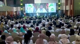 Calon presiden nomor urut 2, Prabowo Subianto melalui sambungan virtual usai Asosiasi Pedagang Pasar Seluruh Indonesia (APPSI) mendeklarasikan dukungan terhadap dirinya dan Gibran Rakabuming Raka. (Dok. Tim Media Prabowo)