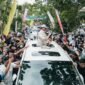 Menteri Pertahanan (Menhan) RI Prabowo Subianto di Bangkalan, Madura, Jawa Timur. (Dok. Tim Media Prabowo)  