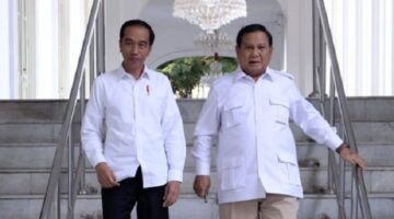 Menteri Pertahanan Prabowo Subianto bersama Presiden Jokowi. (Dok. Presidenri.go.id)