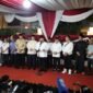 Prabowo Subianto saat konferensi pers di Kertanegara IV Setelah resmi diumumkan Komisi Pemilihan Umum (KPU) sebagai presiden RI terpilih, (Dok. Tim Media Prabowo Subianto)  