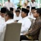 Presiden dan Wakil Presiden terpilih Prabowo Subianto dan Gibran Rakabuming Raka menghadiri Nuzulul Qur’an dan Buka Puasa bersama Partai Golkar di DPP Golkar. (Dok. Tim Media Prabowo)  