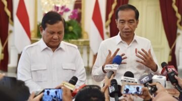 Presiden terpilih Prabowo Subianto bersama Presiden Jokowi. (Dok. Presidenri.go.id)