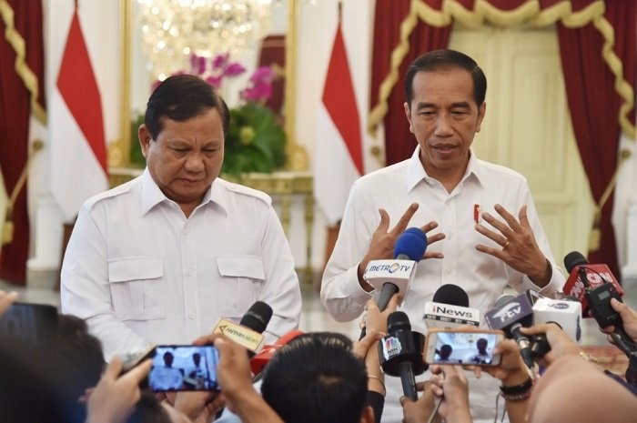 Presiden terpilih Prabowo Subianto bersama Presiden Jokowi. (Dok. Presidenri.go.id)