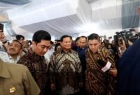 Menteri Pertahanan sekaligus Presiden terpilih periode 2024-2029 Prabowo Subianto sempat mengucapkan mohon maaf lahir batin. (Dok. Tim Media Prabowo)