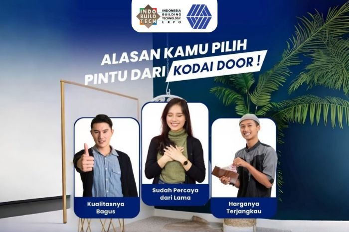 KODAI DOOR sebuah inovasi terdepan dari PT Graha Sentra Artha, kembali hadir di ajang bergengsi Indo Build Tech 2024 di Hall 5 Booth 5-B-7 berlangsung dari tanggal 12 hingga 16 Juni 2024 di ICE BSD. (10/6/24)