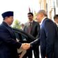 Menteri Pertahanan RI sekaligus presiden terpilih periode 2024-2029 Prabowo Subianto melakukan pertemuan dengan Raja Yordania Abdullah II bin Al-Hussein. (Dok. Tim Media Prabowo)