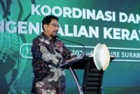 Acara Koordinasi dan Evaluasi Pengendalian Kerawanan Pangan Tahun 2024, di Hotel Mercure Surabaya Grand Mirama. (Dok. Dok. Bapanas)  