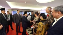 Puluhan warga Indonesia di Brasil sangat antusias menyambut kedatangan Presiden RI Prabowo Subianto. (Dok. Tim Media Prabowo)