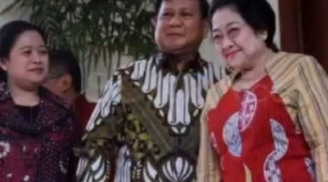 Prabowo Subianto bersama Megawati Soekarnoputri. (Instagram.com/@ahmadmuzani2)