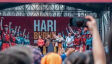 Presiden RI Prabowo Subianto saat menghadiri peringatan Hari Buruh Internasional di Lapangan Monas, Jakarta, Kamis (1/5/2025). (Dok. Tim Media Prabowo Subianto)